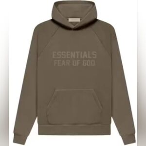Fear of God Essentials Brown Hoodie